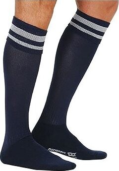 Rucanor Futbalové štulpne Process, farba modrá, veľkosť 30 – 34