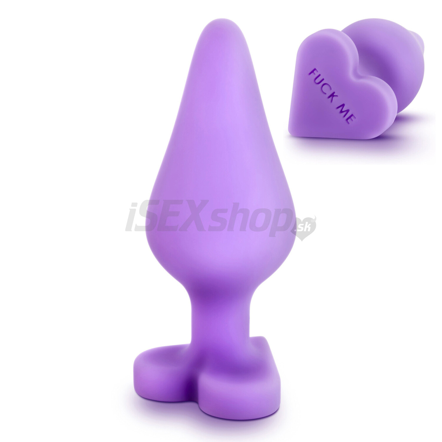 Silikónový kolík fialový F*ck Me