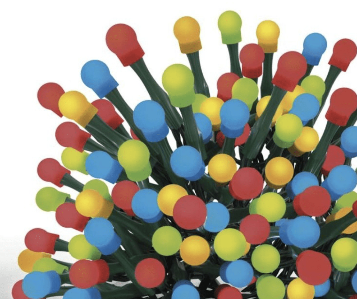 Vánoční LED světelný řetěz s časovačem Esme 4800 cm vícebarevný