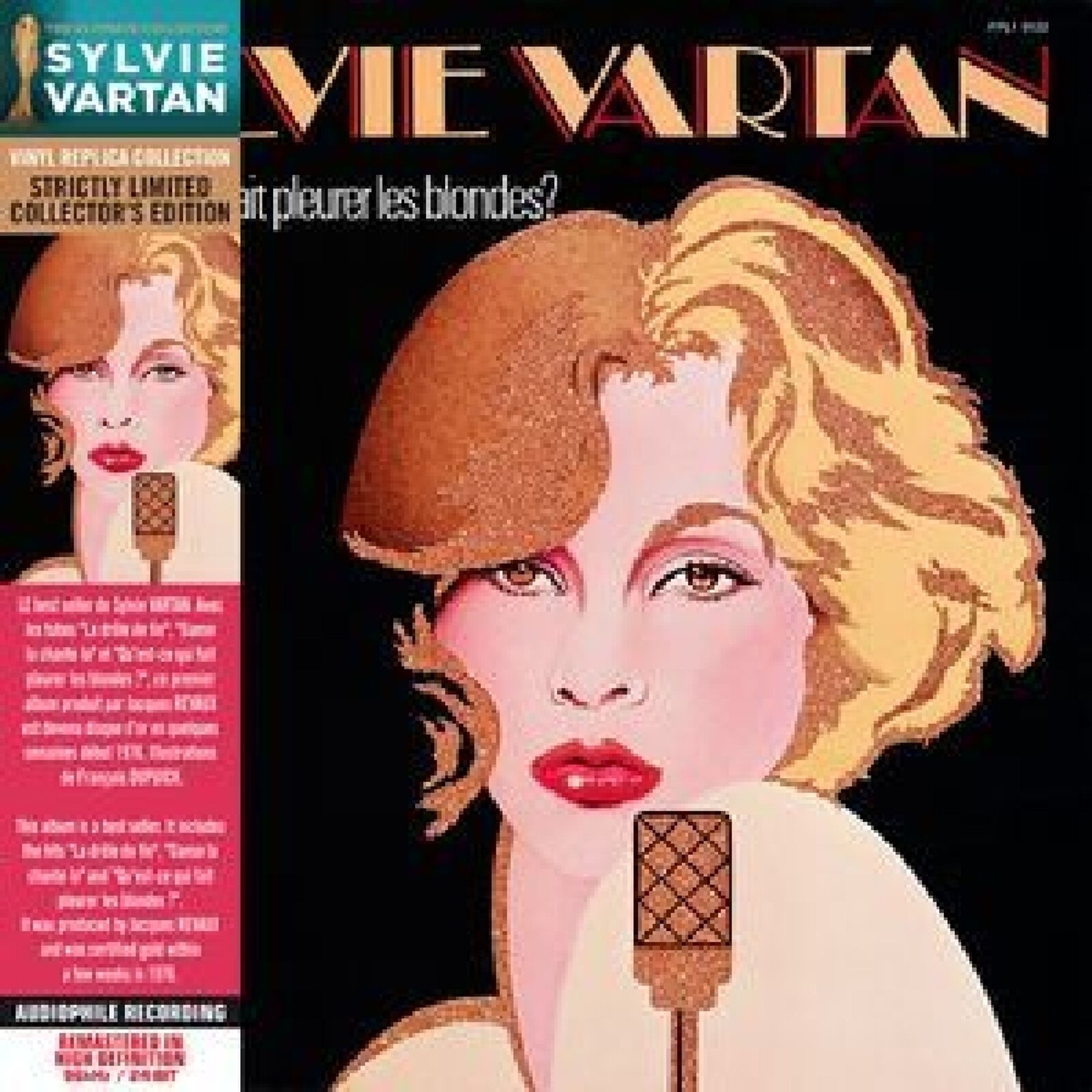 Sylvie Vartan, QU'EST-CE QUI FAIT PLEURER LES BLONDES, CD