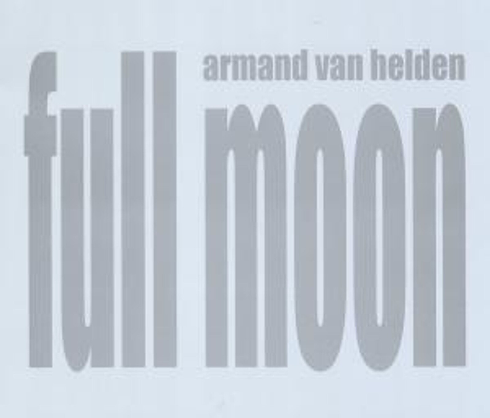 Armand Van Helden, FULL MOON, CD