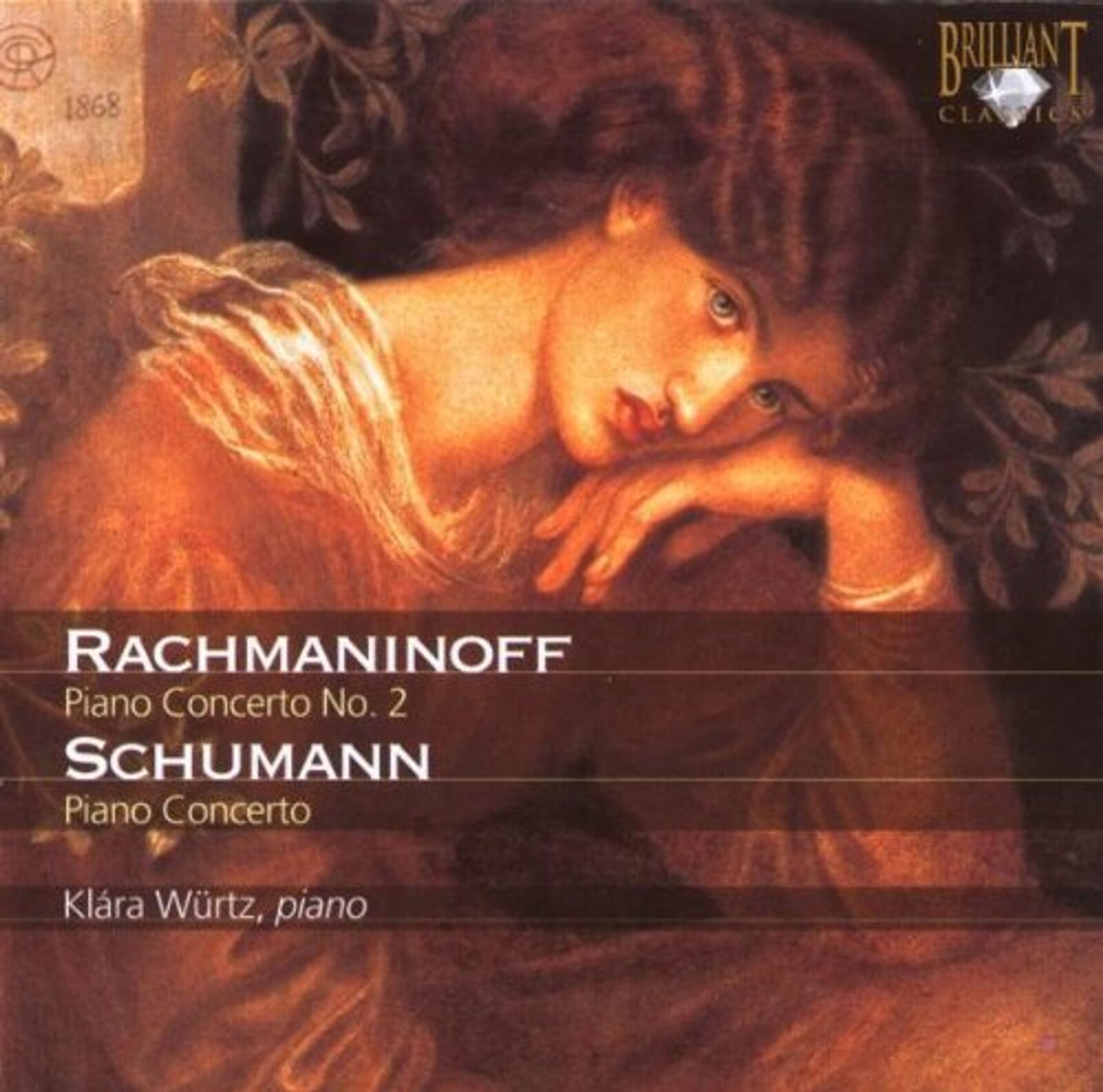 Klára Würtz, RACHMANINOFF: PIANO CONCERTO NO.2 / SCHUMANN: PIANO CONCERTO, CD