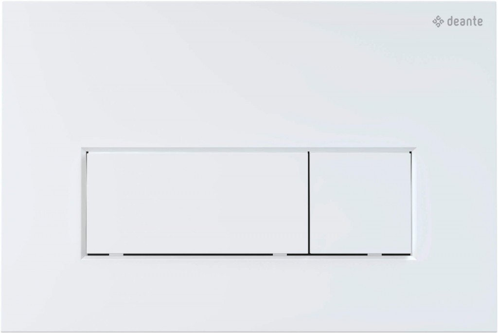 DEANTE - Ovládacie tlačidlo pre podomietkové systémy, biela - tenké CST_A51P