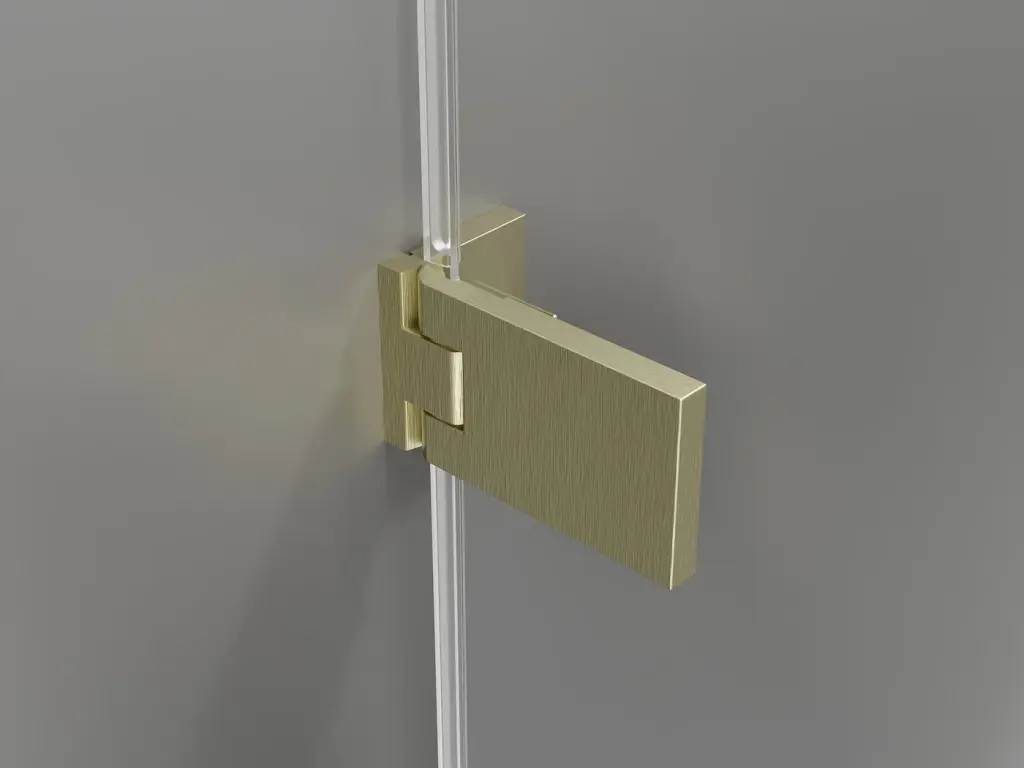 MEXEN - LUNAR nástenný pánt pre 836 /2 kusy/, zlatá kartáčovaná 830-16-55