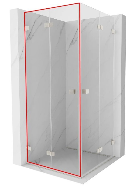 MEXEN - LUNAR dvere (Šx2) sklo 85x200 cm 6 mm, transparentné 836-085-000-00-00