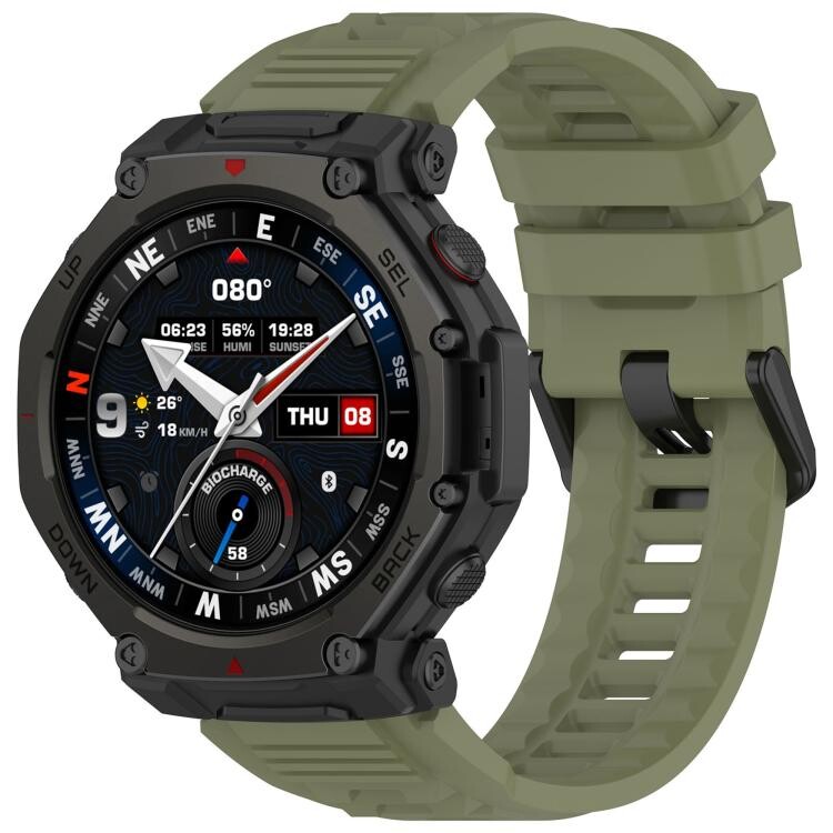 eses Silikónový remienok pre Xiaomi Amazfit T-Rex 3 Pro 48mm - Zelený