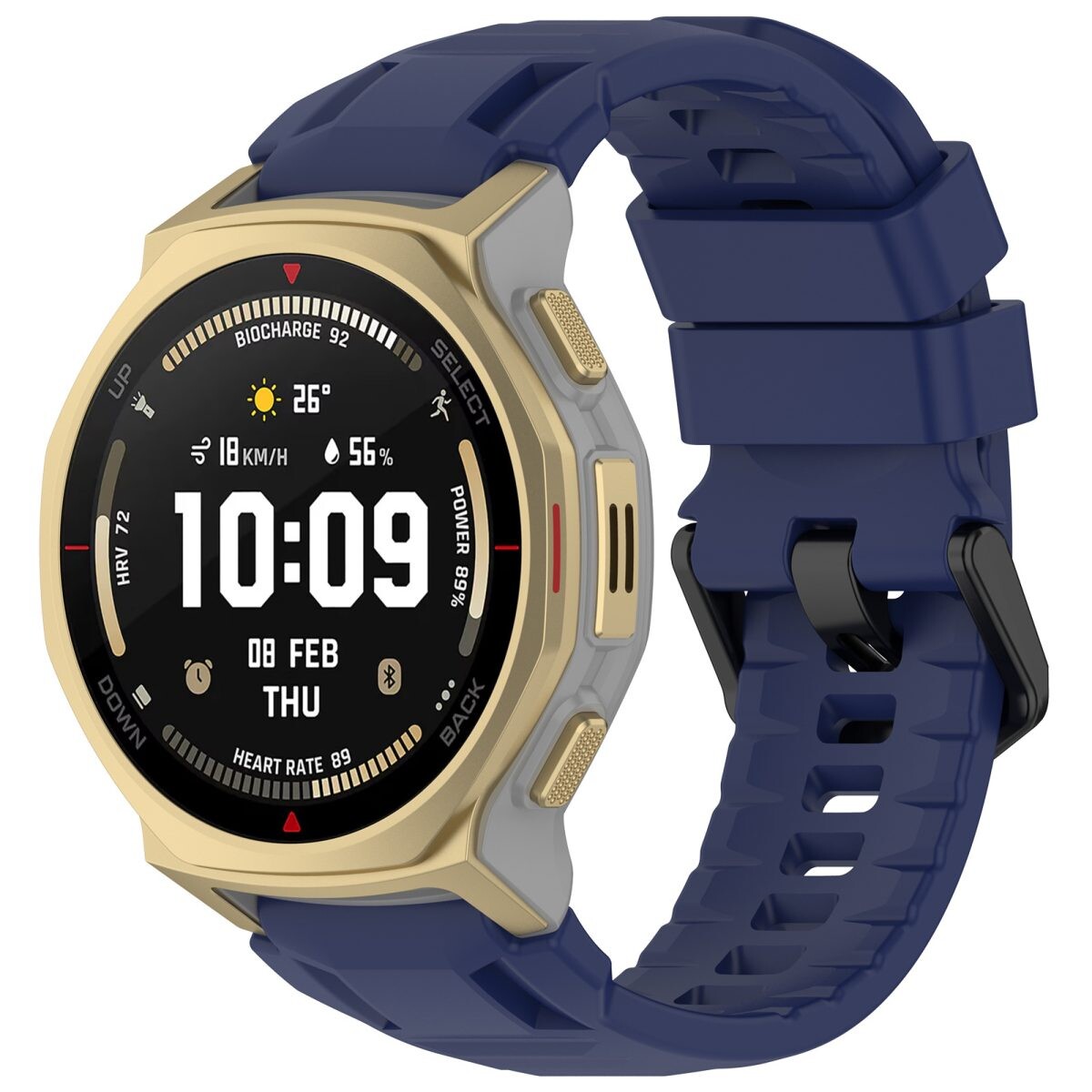 eses Silikónový remienok pre Xiaomi Amazfit T-Rex 3 Pro 44mm - Modrý