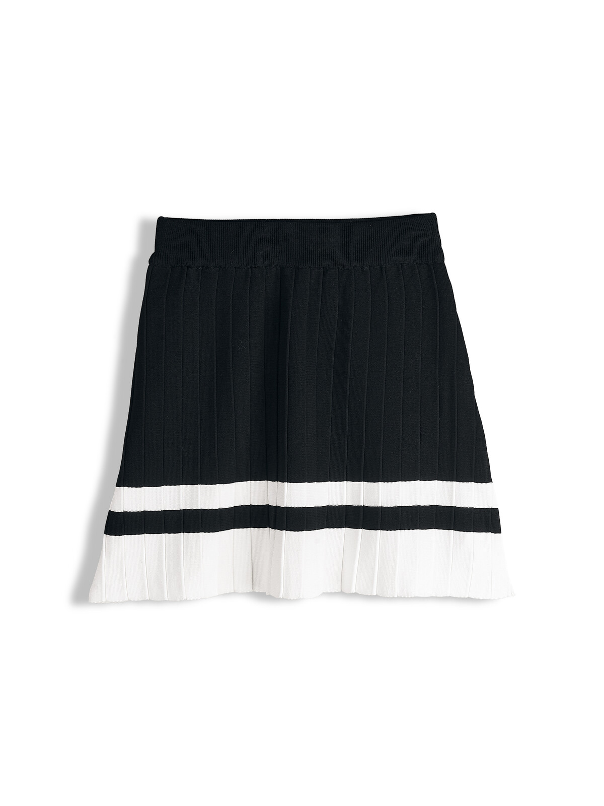 GATE Skladaná mini sukňa