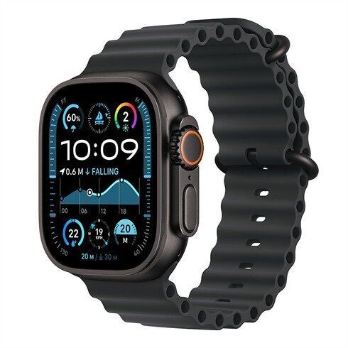 Apple Watch Ultra 2 GPS + Cellular 49mm Black Titanium Case with Black Ocean Band *Vystavený* 3N457ZA