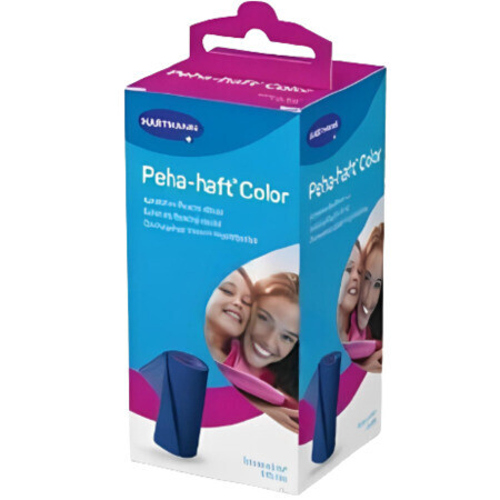 PEHA-HAFT Color ovínadlo fixačné elastické modré 10 cm x 4 m 1 ks