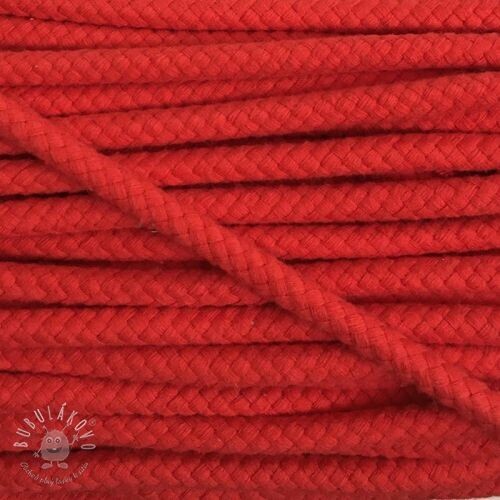 Bavlnená šnúra 8 mm red