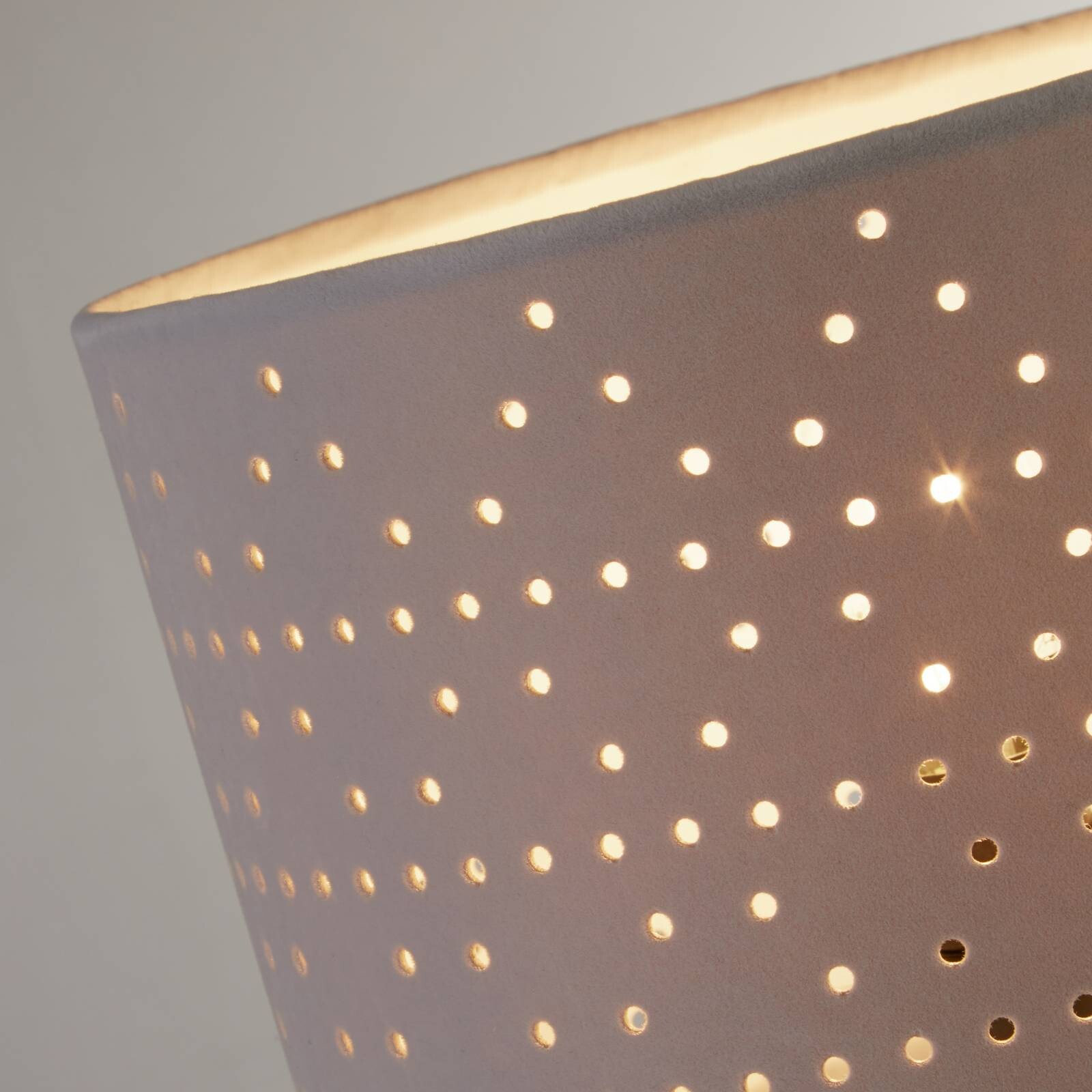 Stolová lampa Taave, sivá/čierna, textil, kov, 27 cm, E14