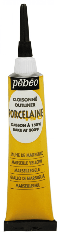 PÉBÉO PORCELAINE - Kontúry na porcelán (001 - marseilles yellow, 20 ml)