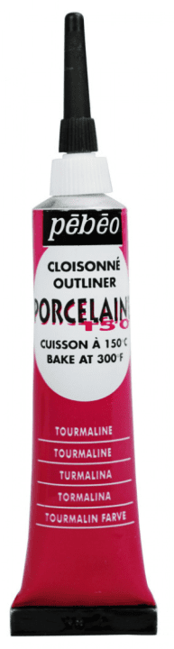 PÉBÉO PORCELAINE - Kontúry na porcelán (003 - tourmaline red, 20 ml)