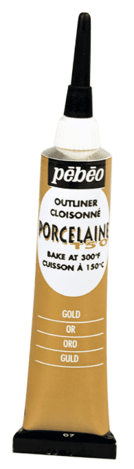 PÉBÉO PORCELAINE - Kontúry na porcelán (008 - vermeil gold, 20 ml)