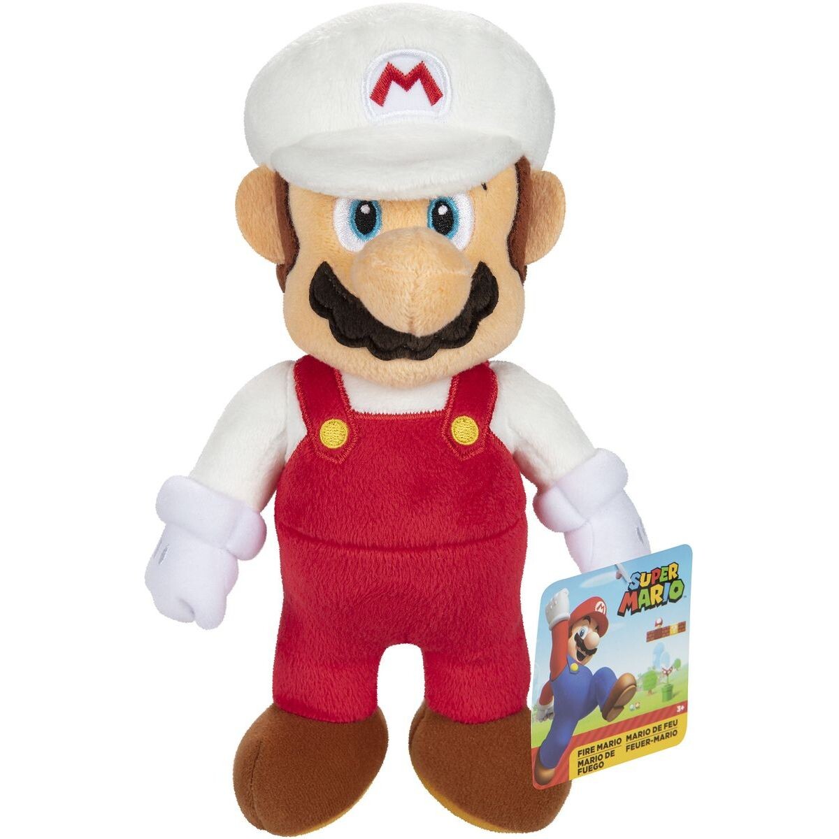 Alltoys Plyšový Super Mario 23 cm Fire Mario