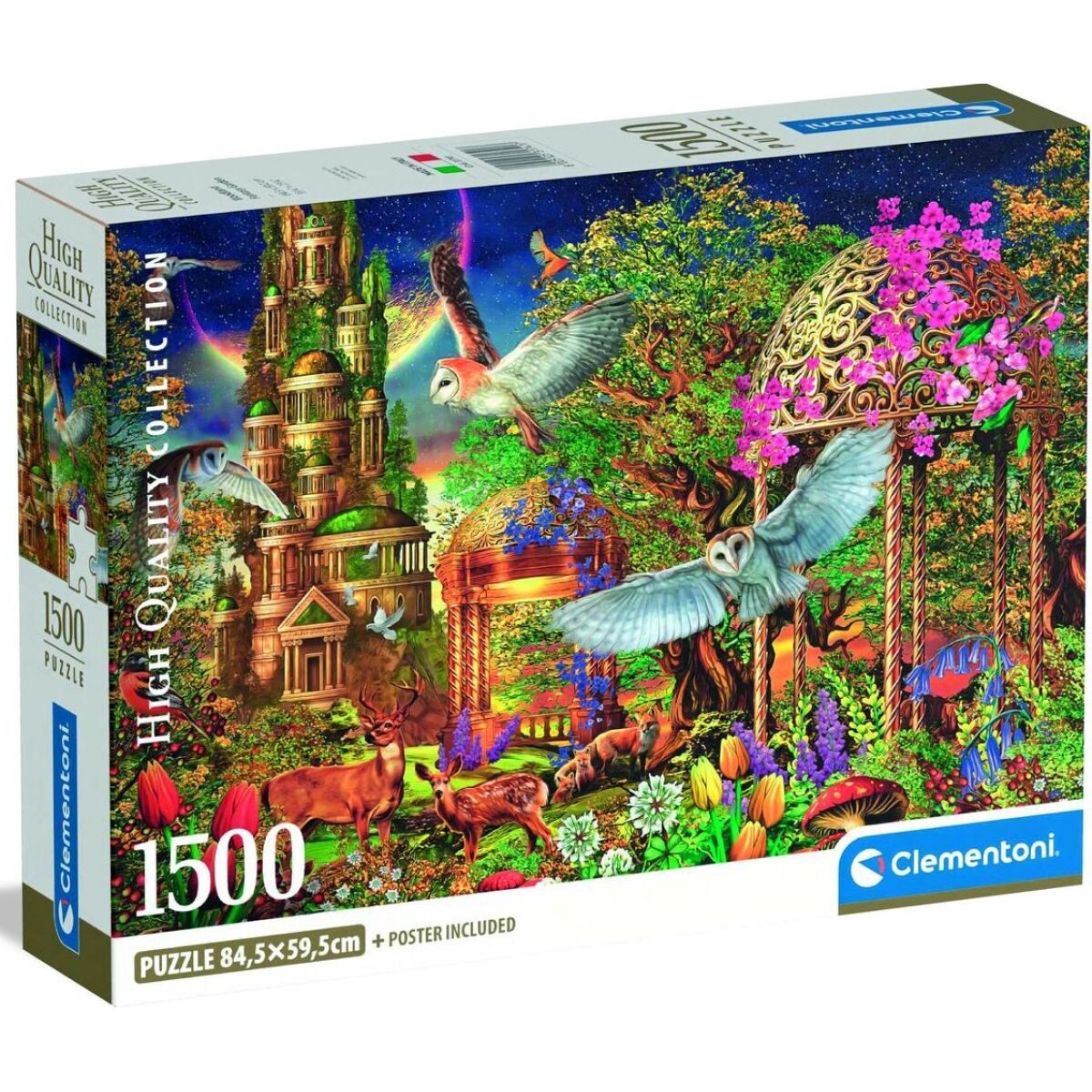Clementoni puzzle 1500 Lesné fantasy záhrada