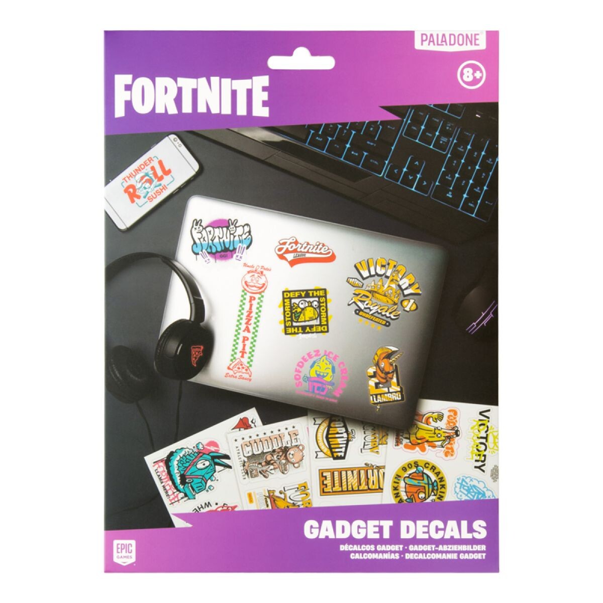 Paladone Fortnite samolepky technické