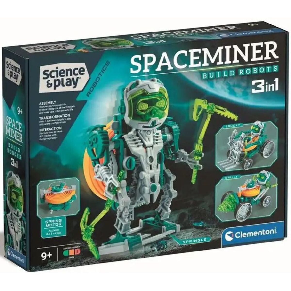 Clementoni Robotická stavebnica Clementoni Space Miner 3 v 1
