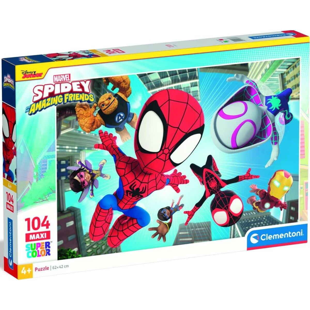 Clementoni puzzle 104 Maxi Spidey a jeho úžasní kamaráti