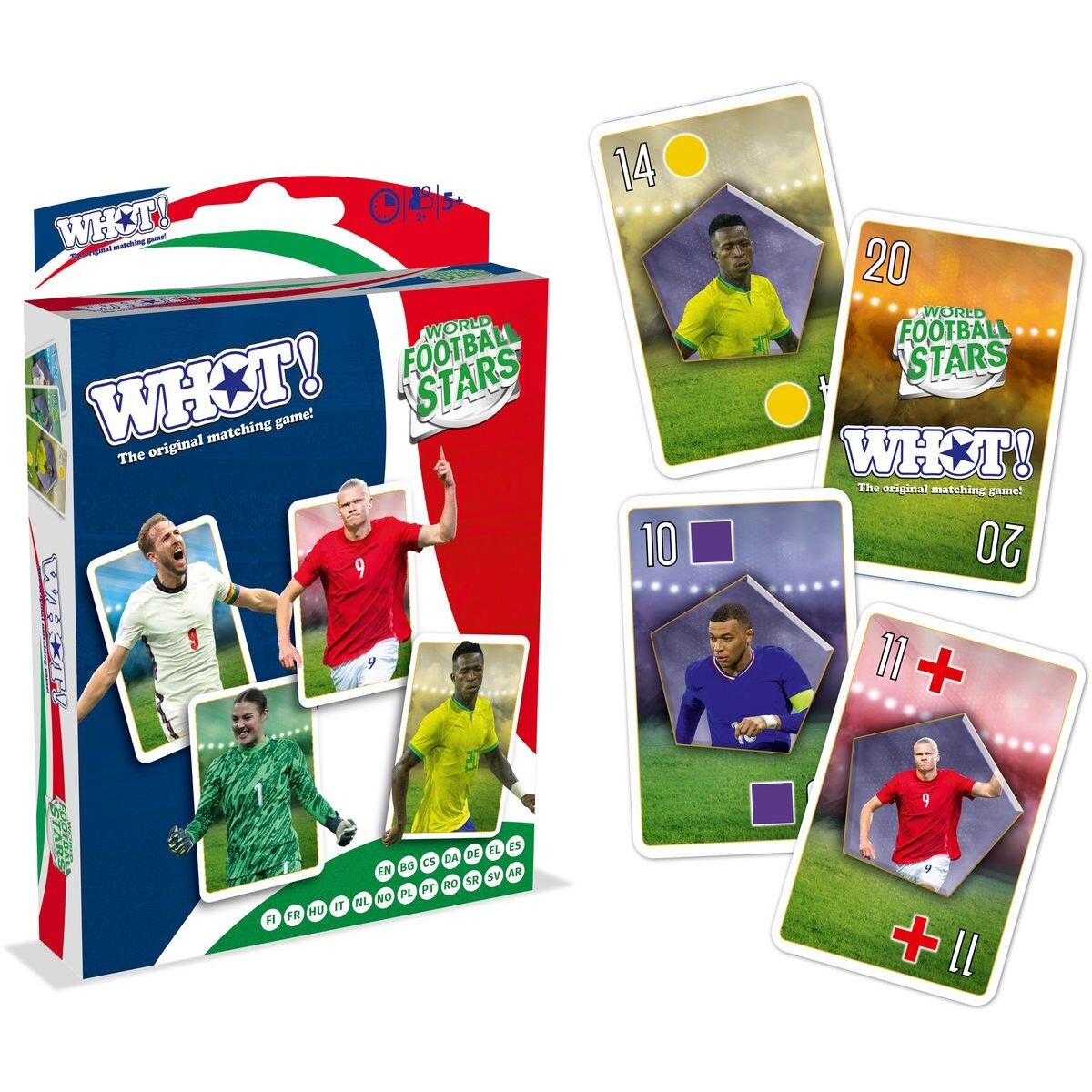 Alltoys Spoločenská hra WHOT Svetové futbalové hviezdy