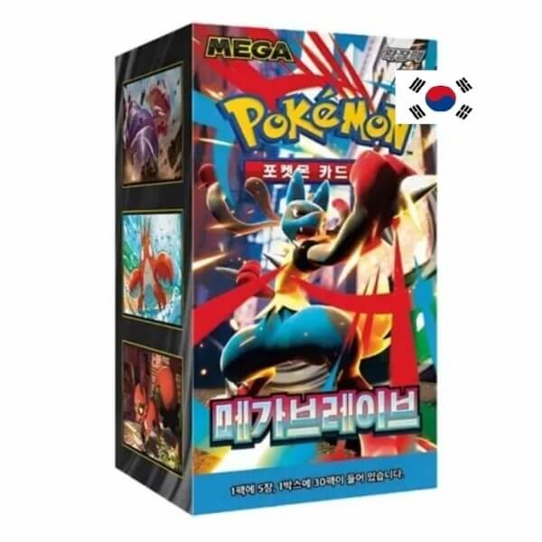 Nintendo Pokémon Mega Brave Booster Box - kórejský