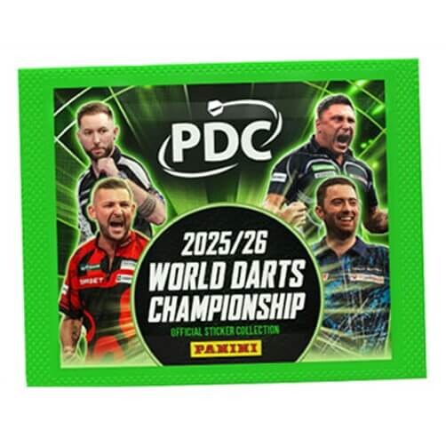 Panini 2025/26 PDC World Darts Championship - balíček samolepiek