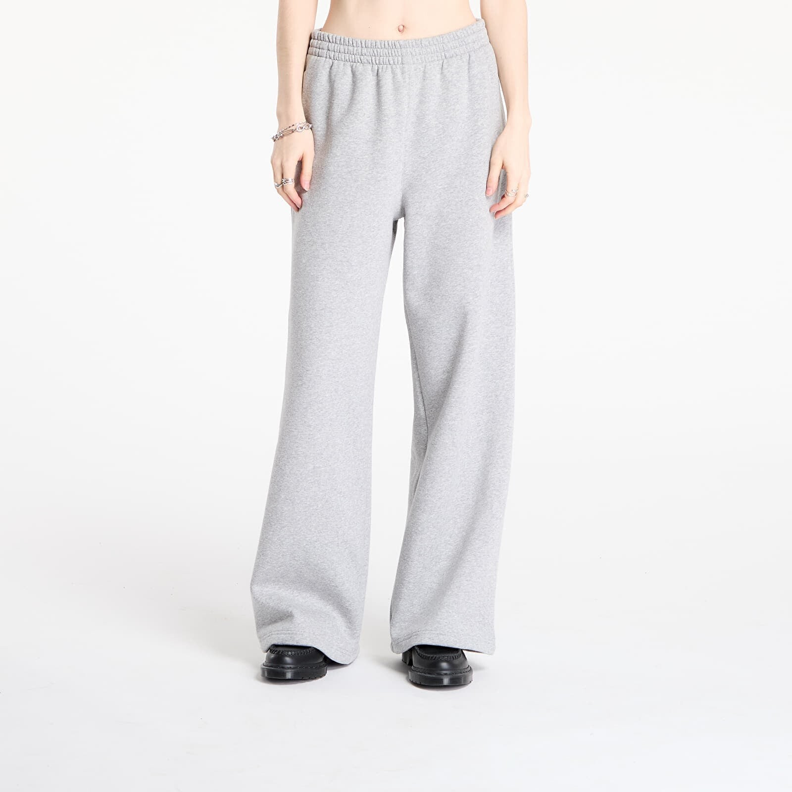 Tepláky adidas Essentials Wide Leg Pant Fleece Medium Grey Heather S