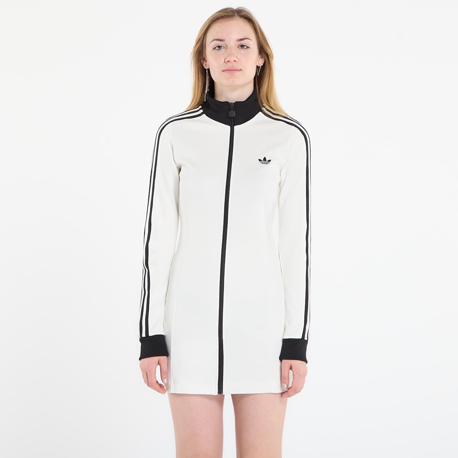 Oblečenie adidas Dress Off White/ Black L