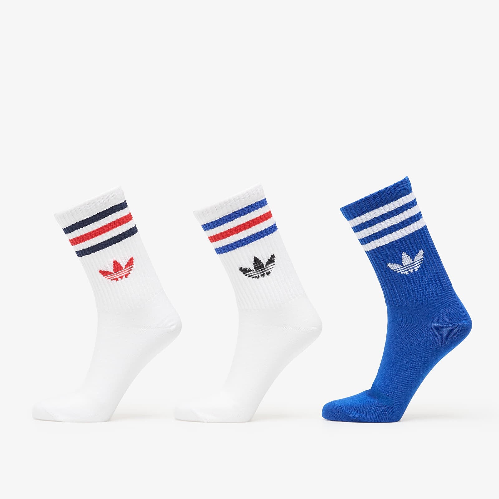 Ponožky adidas 3S Crew S 3P White/ White/ Core Royal S