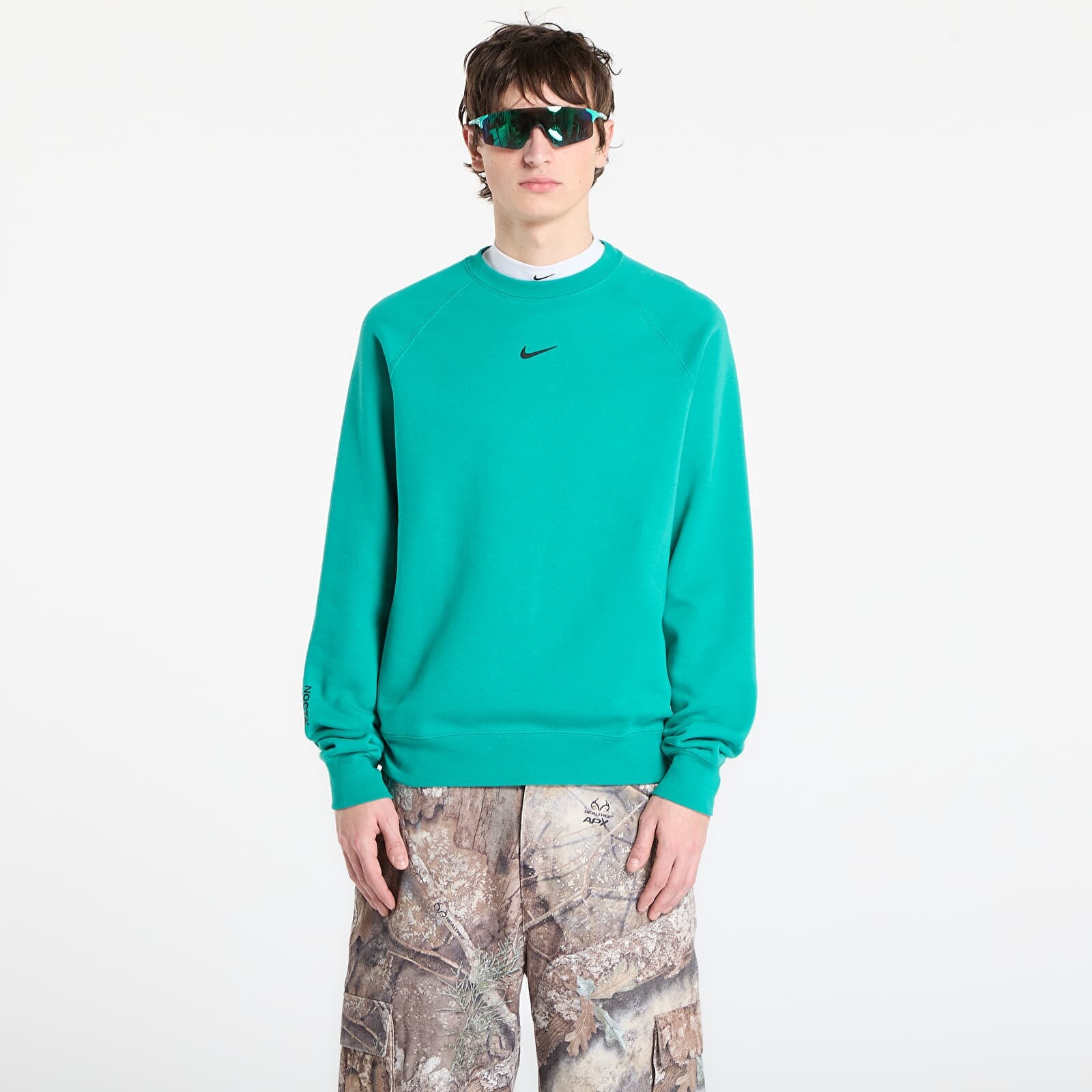 Mikina Nike x NOCTA Men's Fleece CS Crew Neptune Green/ Black XXL