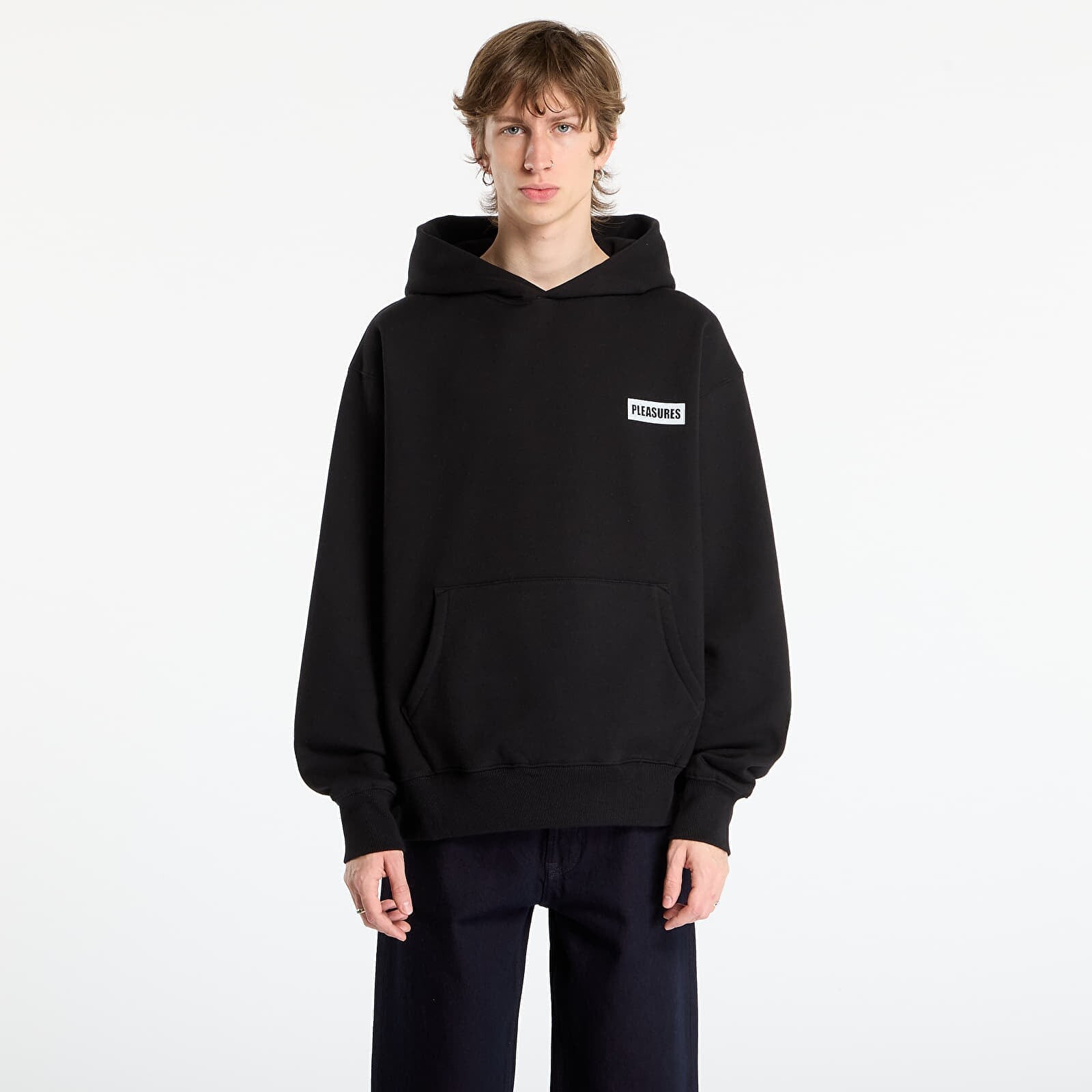 Mikina PLEASURES Workman Hoodie Black L