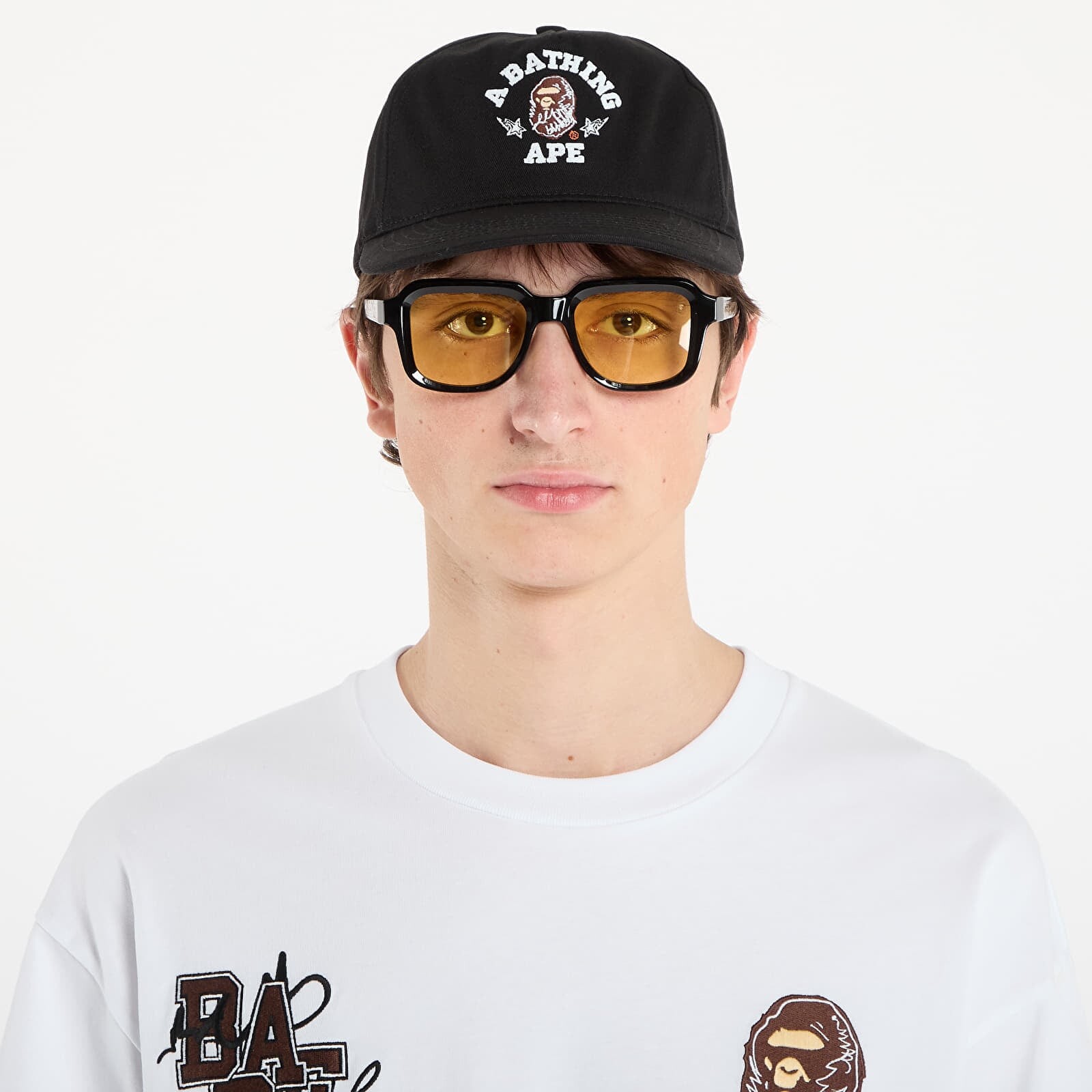 Šiltovka BAPE® x FOOTSHOP - Scribble Ape Cap Black Universal