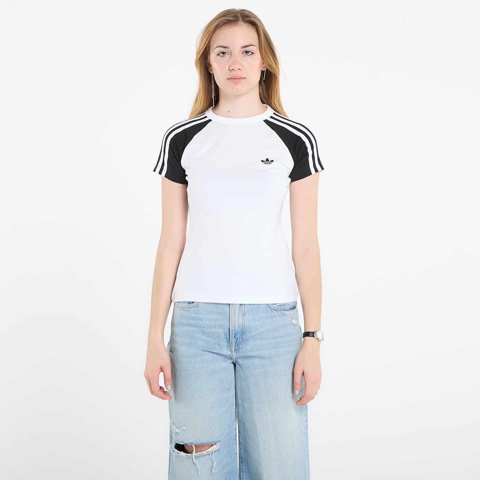 Tričko adidas Sst Tee White/ Black/ White S