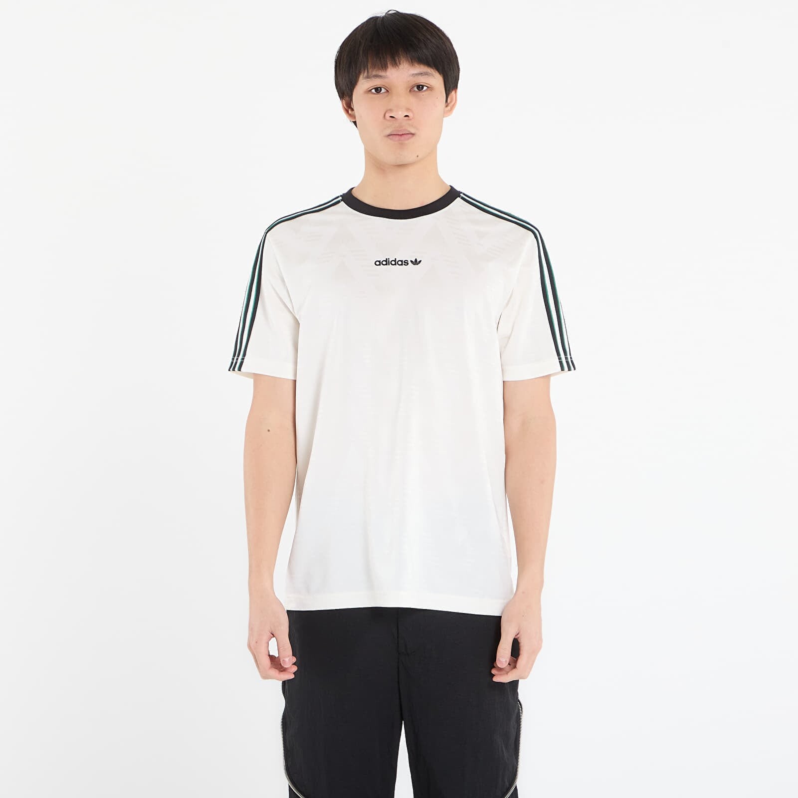 Tričko adidas Jacquard Jersey Off White M