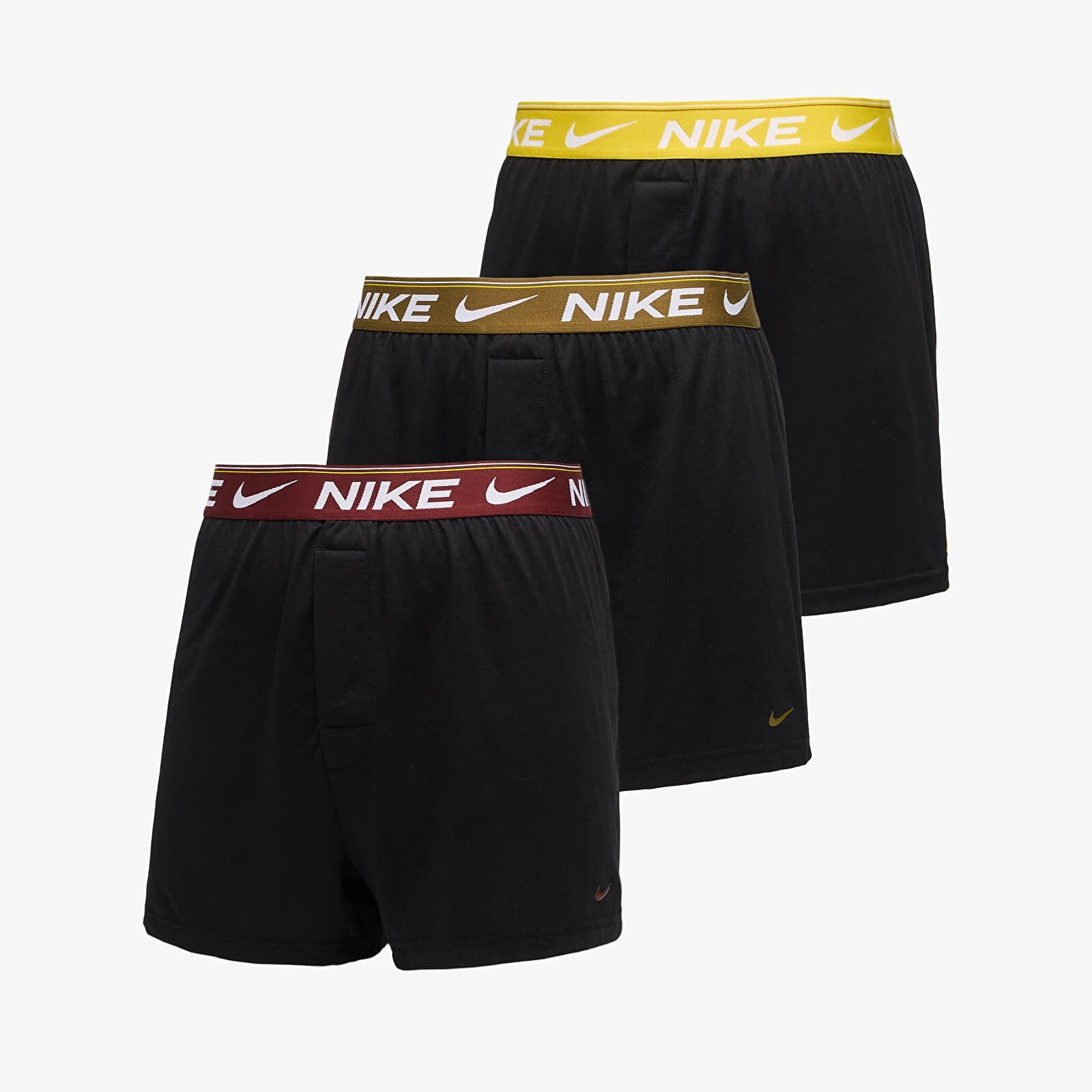 Trenírky Nike Dri-FIT Boxer 3-Pack Black L