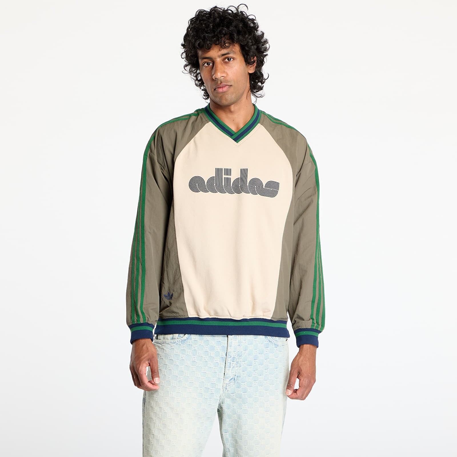 Mikina adidas x Brain Dead Crewneck Brown/ Branch L