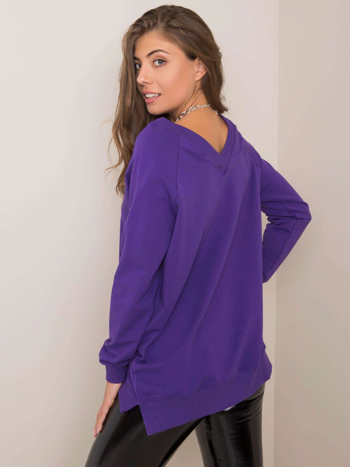 Sweatshirt-RV-BL-5850.11X-dark purple