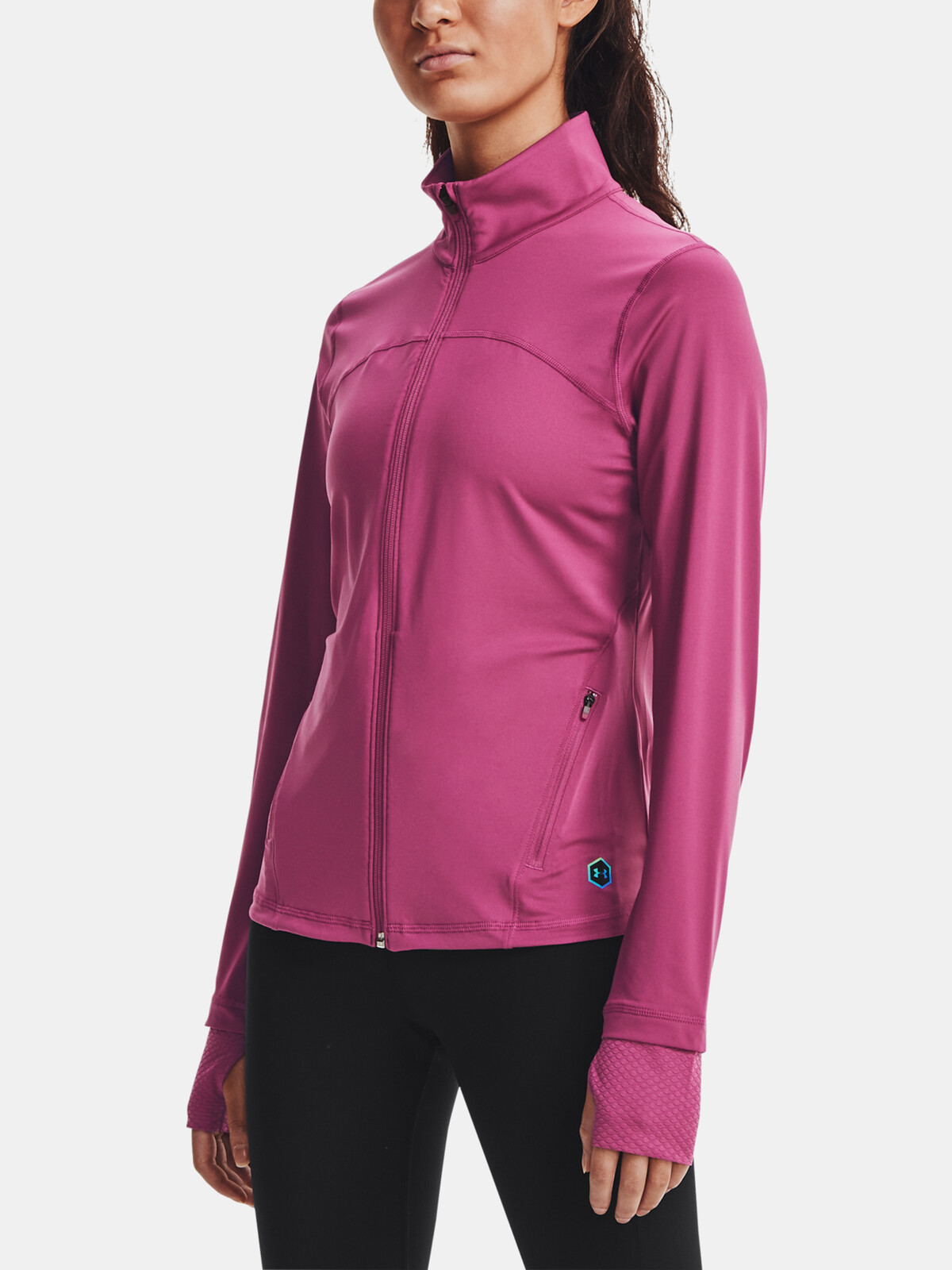 Under Armour T-Shirt RUSH FZ-PNK - Women