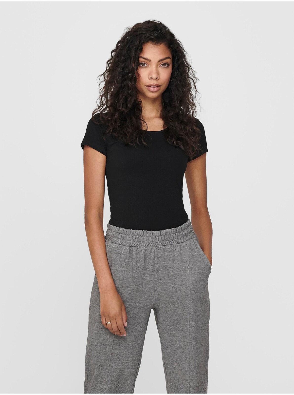 Čierne basic tričko ONLY Live Love