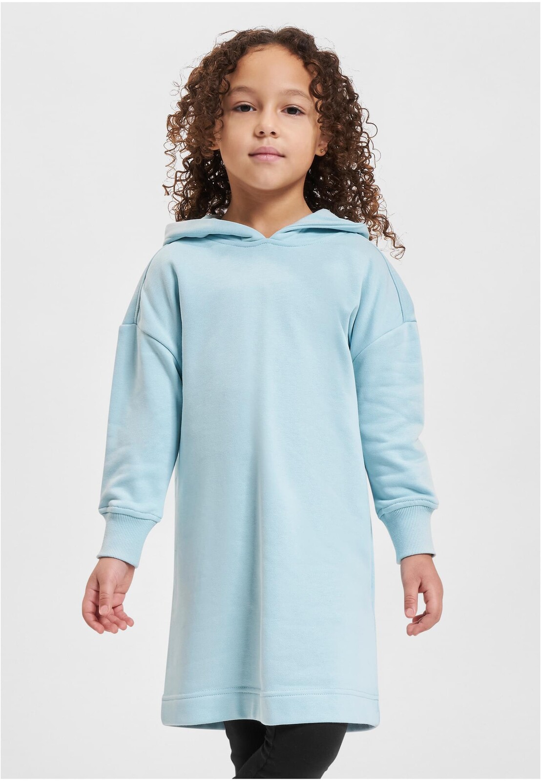 Girls' Oversized Terry Hoody Ocean Blue Dress