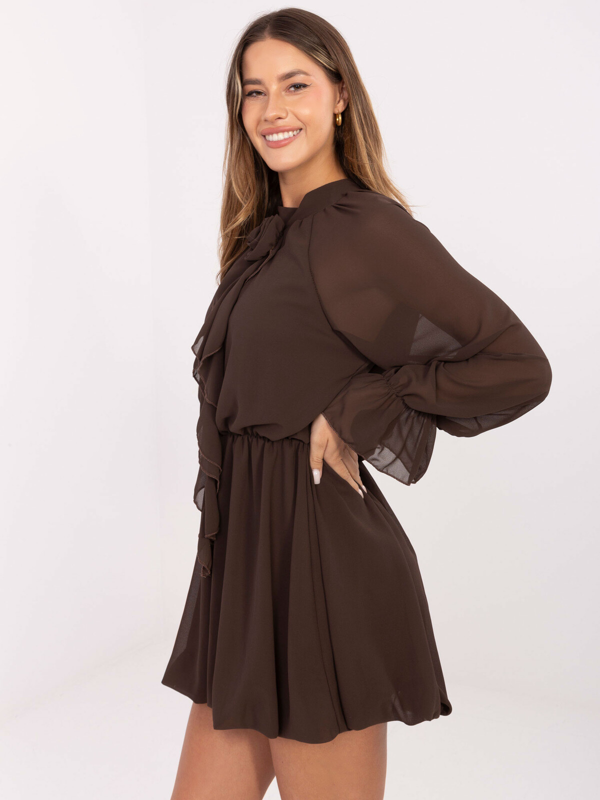 Dress-MI-SK-A1554.26-brown