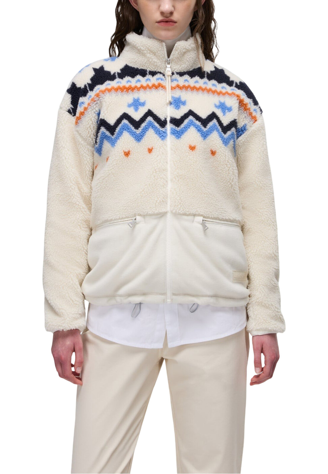 Napapijri dámsky sveter s geometrickým vzorom