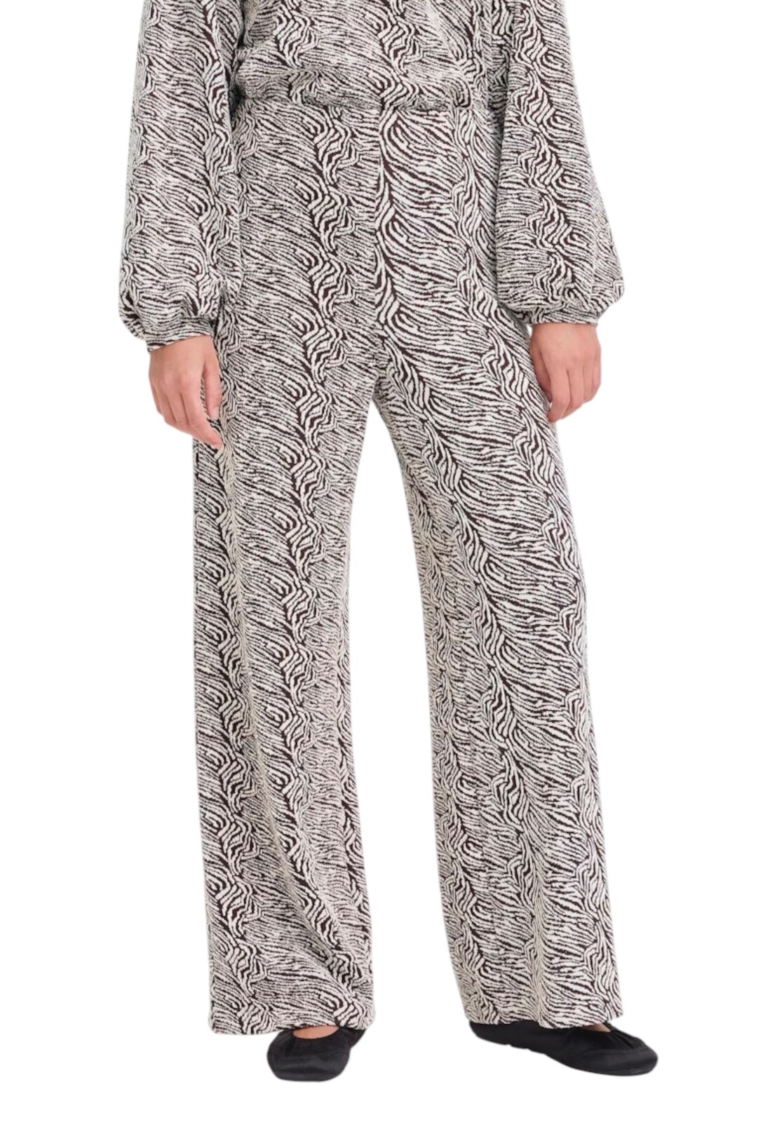 Ichi dámske nohavice s potlačou