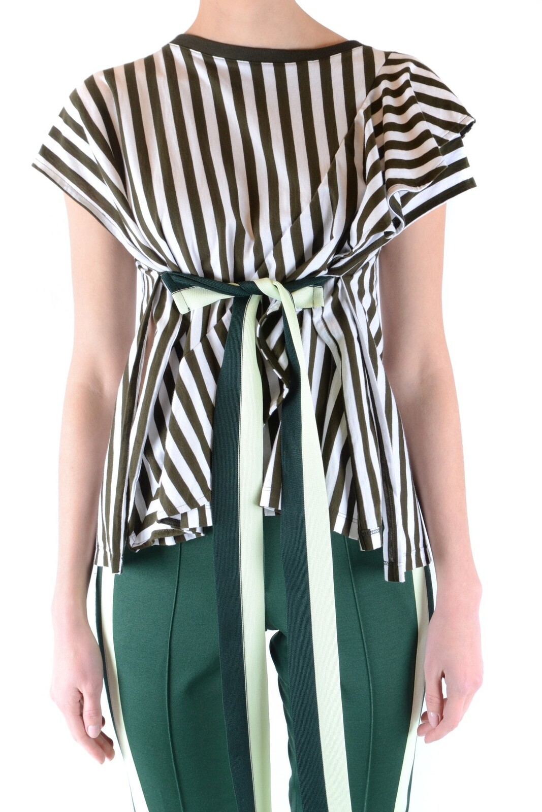 Pruhovaná blúzka s krátkym rukávom