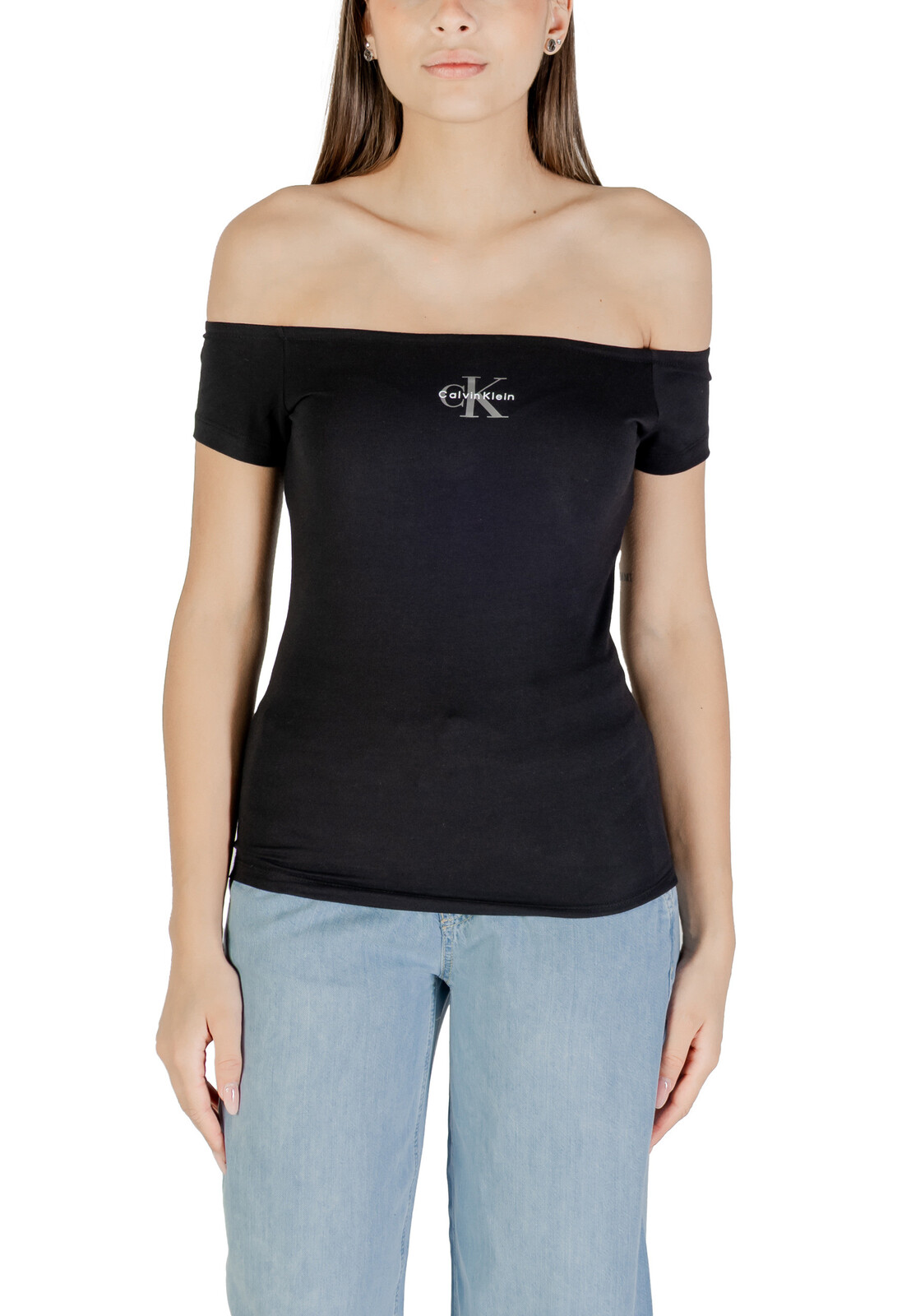 Calvin Klein Jeans top s lodičkovým výstrihom