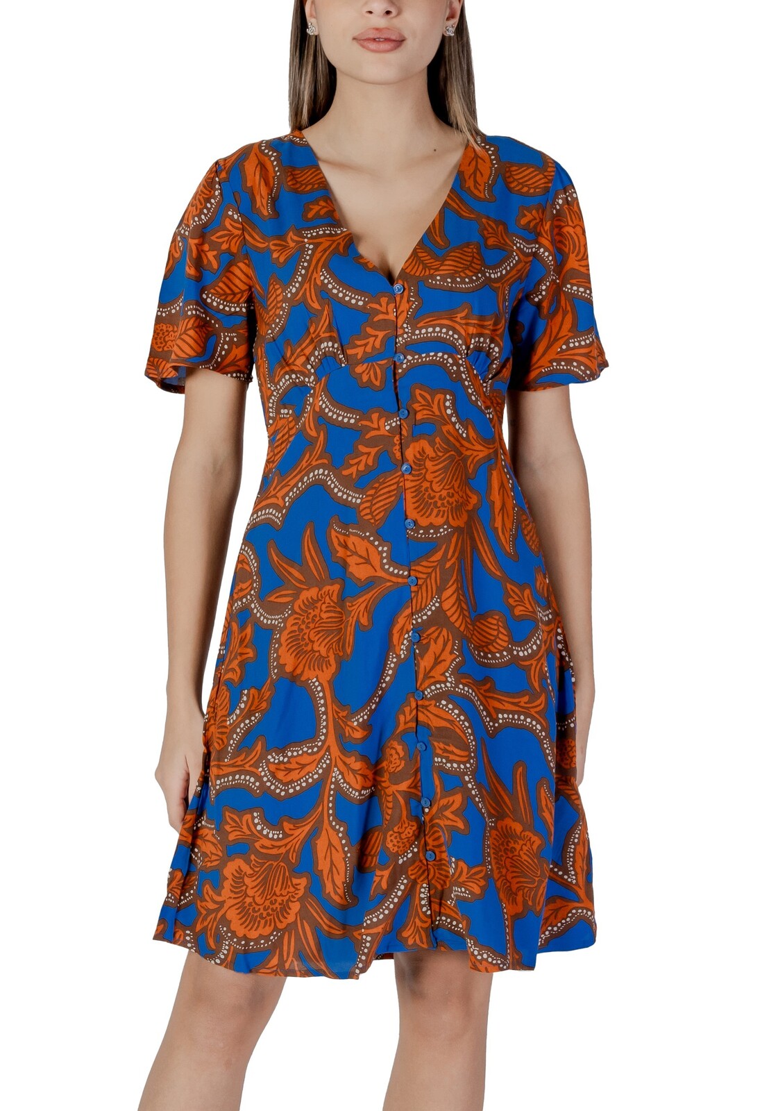 B.young vzorované košeľové šaty