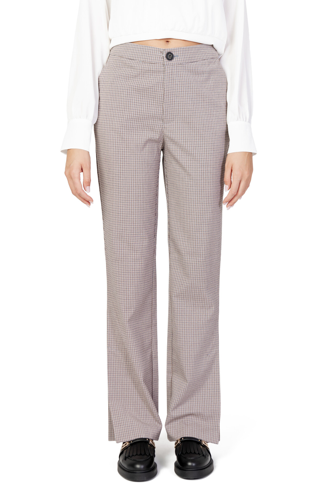 Dámske kárované nohavice Only