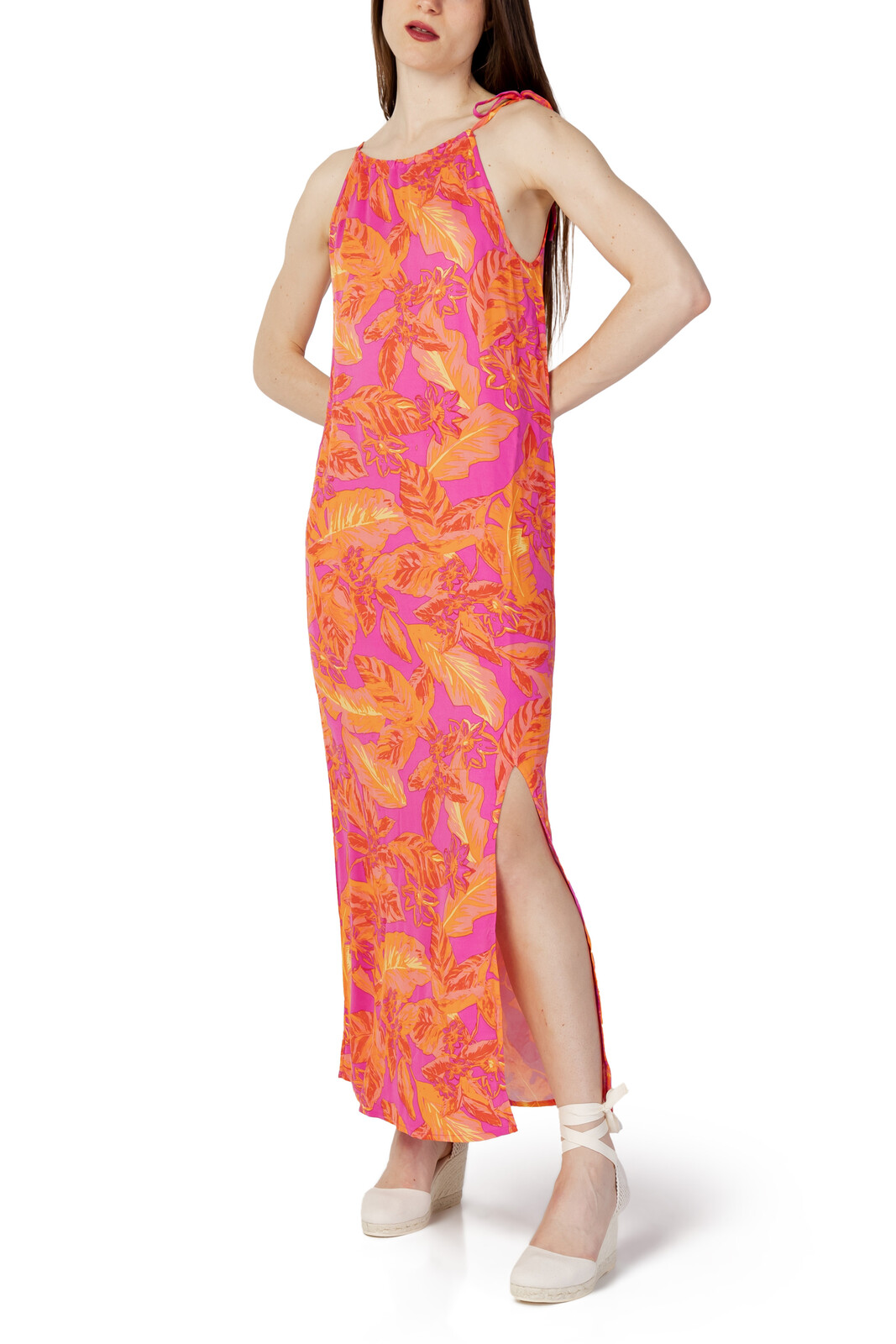 Dámske maxi šaty s potlačou