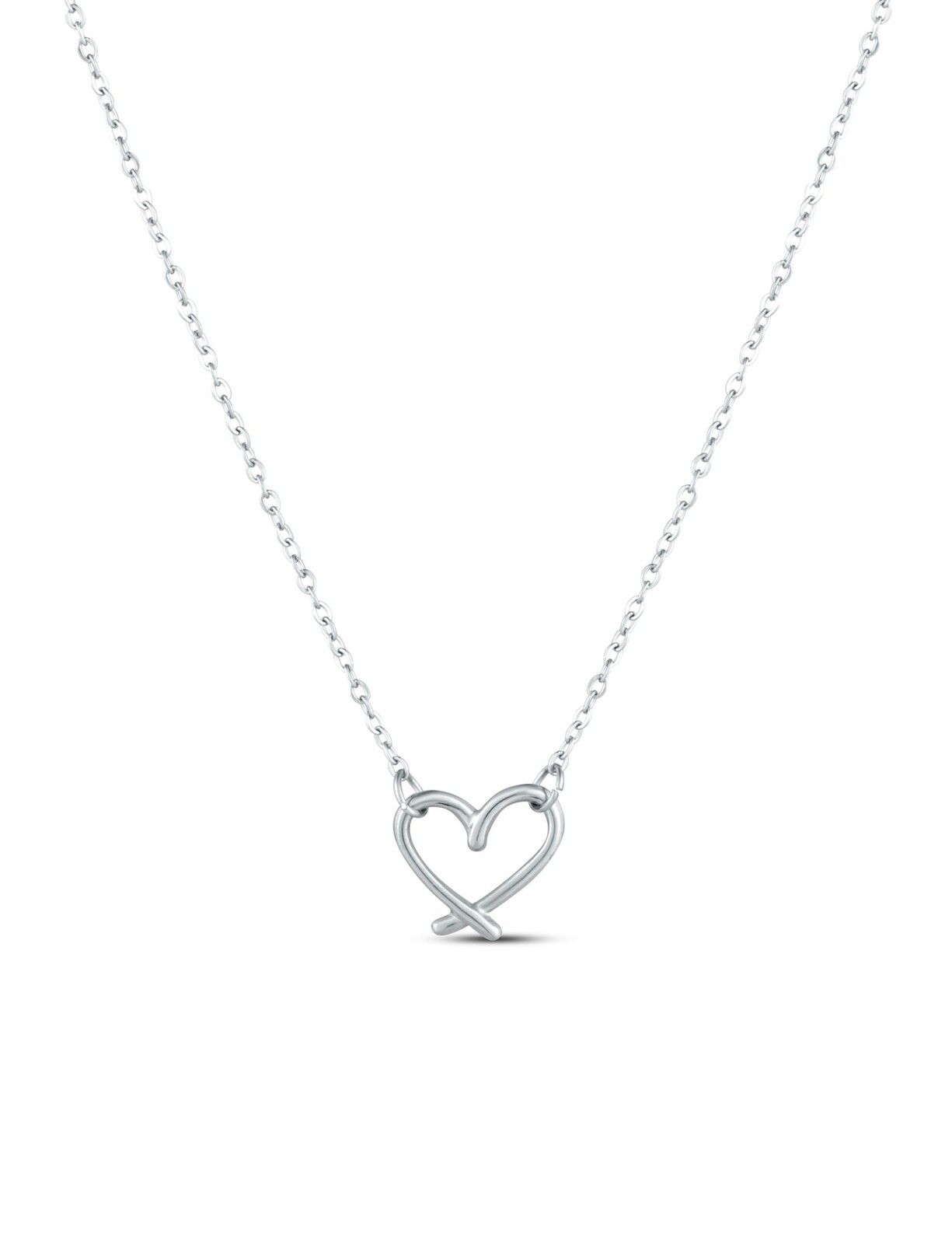 Strieborný náhrdelník Emery